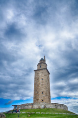 Fototapeta na wymiar La Coruna, Spain, the lighthouse