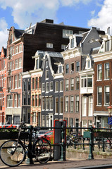 The canal houses of Amsterdam 