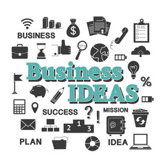 Set for business idea.