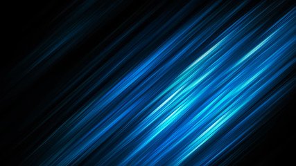 Obraz premium Elegant blue abstract shiny stripes