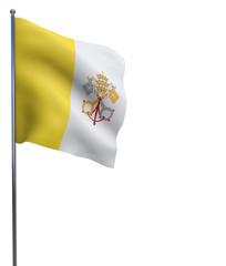 Vatican Flag Waving