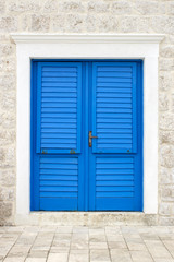 Fototapeta premium Blue door