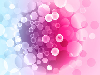 Abstract bokeh vector background.