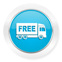 free delivery icon transport sign