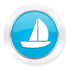 yacht icon sail sign