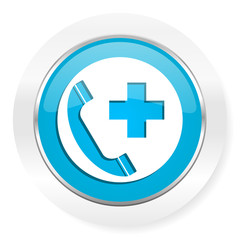 Obraz premium emergency call icon