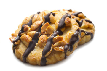 Biscotti alle arachidi e cioccolato