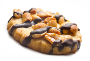 Biscotto alle arachidi e cioccolato