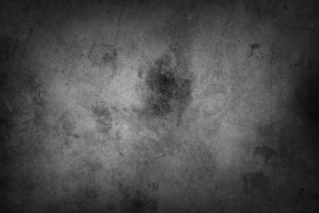 Grunge dark grey concrete wall