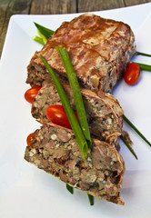 French terrine with duck liver