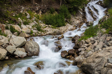Fototapeta premium Waterfall with stones