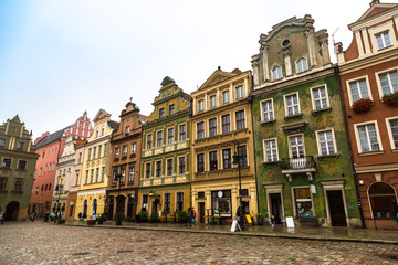 Fototapeta premium Old market square in Poznan
