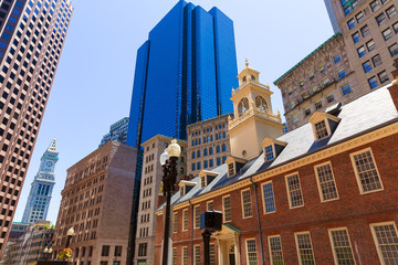 Boston Old State House buiding in Massachusetts
