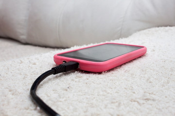 Smartphone connect with charger