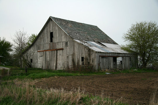 Old barn on a farm