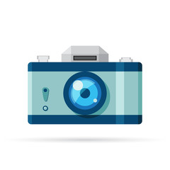 Vector camera icon. Flat style