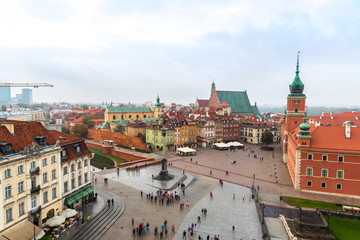 Obraz premium Panoramic view of Warsaw