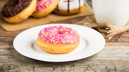 Donut und Kaffee - Donut and coffee