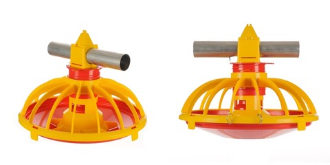PAULTRY PAN FEEDING SYSTEM-ROOSTER FEEDING SYSTEM