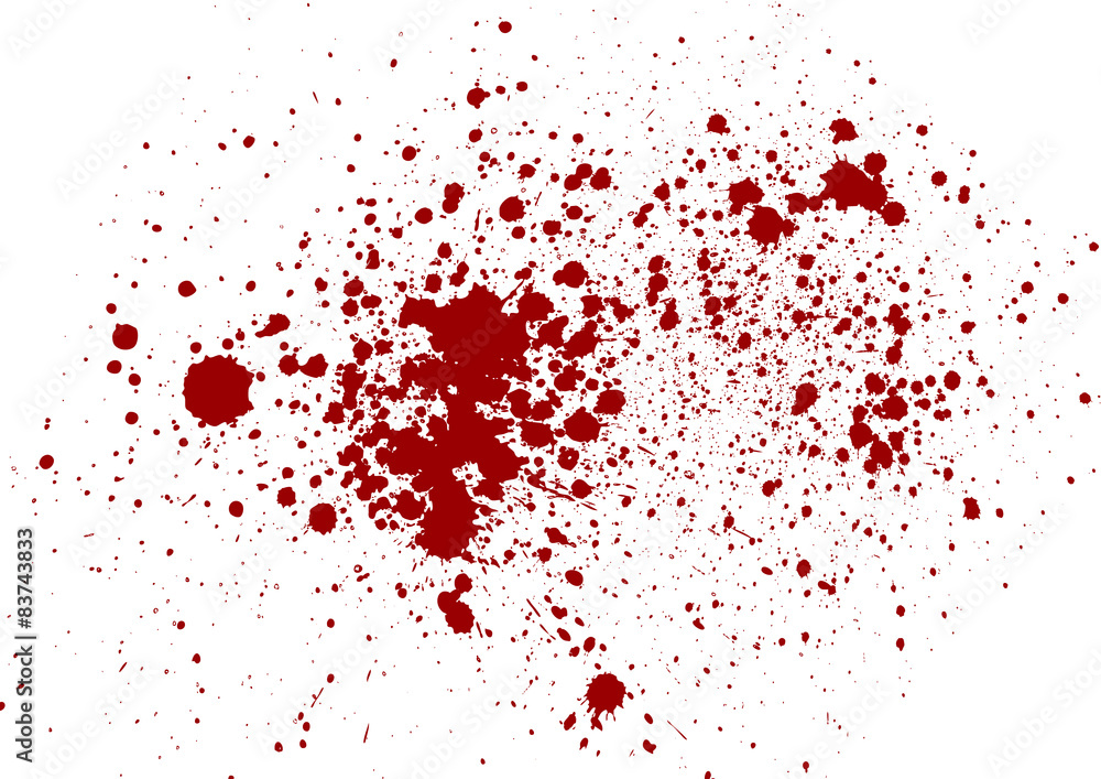 Poster vector splatter red color background
