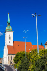 Fototapeta na wymiar St. Martin's Cathedral in Bratislava