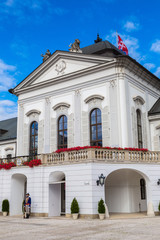 Fototapeta na wymiar Grassalkovichov palace in Bratislava