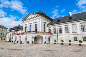 Fototapeta premium Grassalkovichov palace in Bratislava
