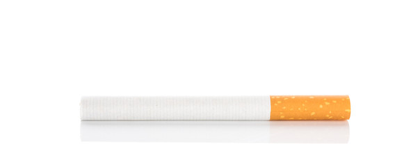 Cigarette isolated on a white background