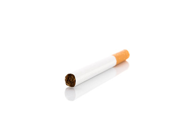 Cigarette isolated on a white background