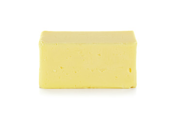butter isolated on the white background