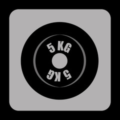 Fototapeta premium gym icon