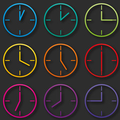 collection horloge,horaire