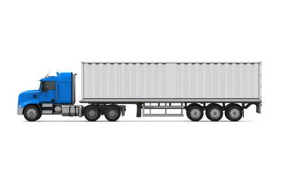 Naklejka na ściany i meble Cargo Delivery Truck