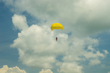 Soaring high above the beautiful Andaman Sea
