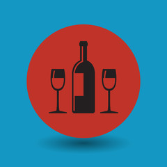Wine or alcohol symbol