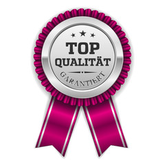 Silberner Top Qualität Siegel Mit Lila Scherpe