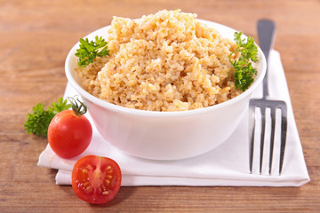 bowl of quinoa