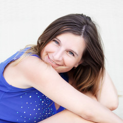Fototapeta premium Smiling young woman