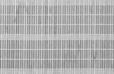 White bamboo mat pattern background seamless and texture
