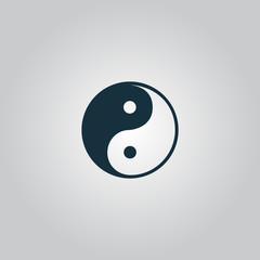 Ying-yang icon of harmony and balance