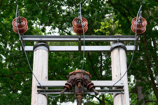 The Wooden Electricity Pylon