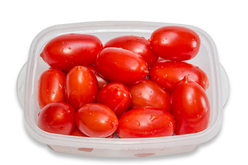 Tomatoes in tray