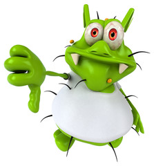 Germ with a white tshirt