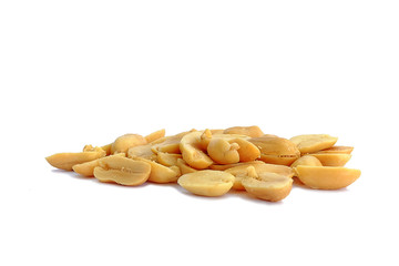 peanuts isolated on white background