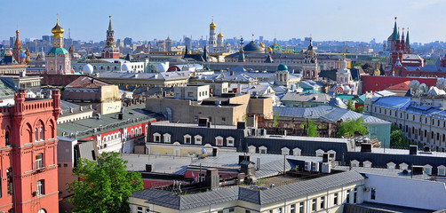 Panorama of Moscow historical centre