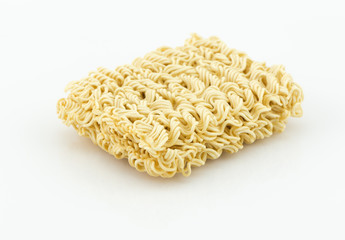 asian ramen instant noodles isolated