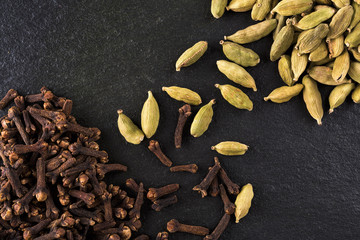 Cardamom and cloves