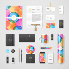 Watercolor corporate identity