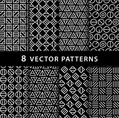 Geometric vector pattern pack