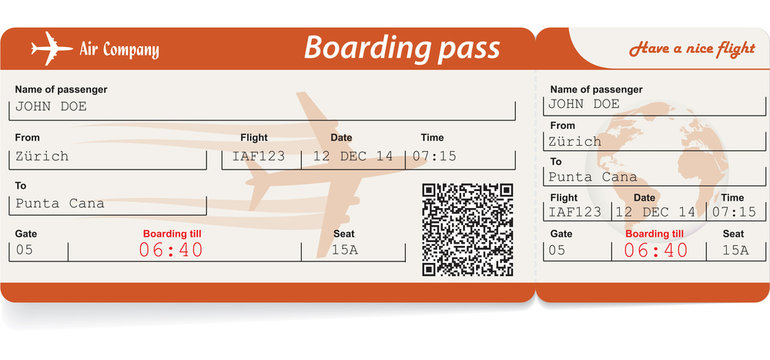Boarding Pass Invitation Images – Browse 6,172 Stock Photos, Vectors ...
